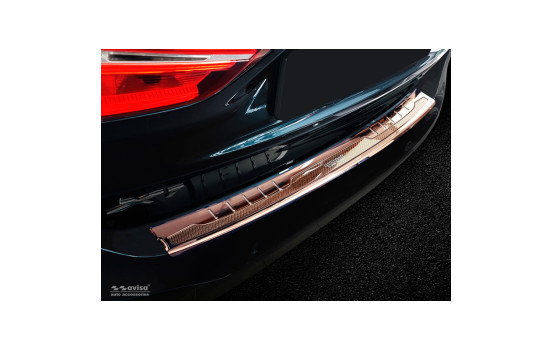 Stainless steel bumper protector suitable for 'Deluxe' BMW X1 F48 2015- 'Performance' Copper/Copper Carb