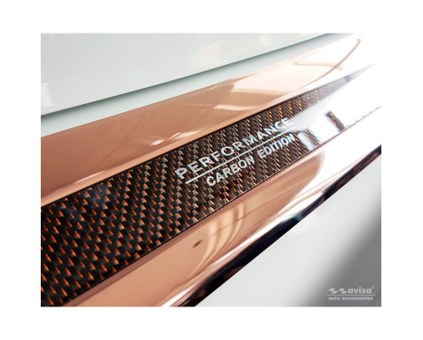 Stainless steel bumper protector suitable for 'Deluxe' BMW X3 G01 M-Package 2017- 'Performance' Copper/C, Image 2