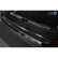 Stainless steel bumper protector suitable for 'Deluxe' BMW X6 F16 2014- Black/Red-Black Carbon