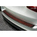 Stainless steel bumper protector suitable for 'Deluxe' Mercedes GLC 2015- Black/Red-Black Carbon
