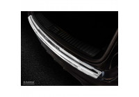 Stainless steel bumper protector suitable for 'Deluxe' Porsche Cayenne III 2017- 'Performance' Silver/Bl