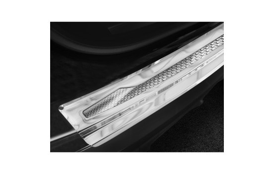 Stainless steel bumper protector suitable for 'Deluxe' Porsche Cayenne III 2017- 'Performance' Silver/Si, Image 2