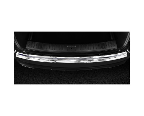 Stainless steel bumper protector suitable for 'Deluxe' Porsche Cayenne III 2017- 'Performance' Silver/Si, Image 3