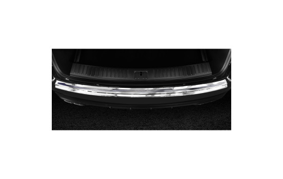 Stainless steel bumper protector suitable for 'Deluxe' Porsche Cayenne III 2017- 'Performance' Silver/Si, Image 3