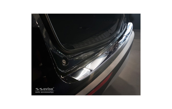 Stainless steel bumper protector suitable for Alfa Romeo Stelvio 2017- 'Ribs', Image 3