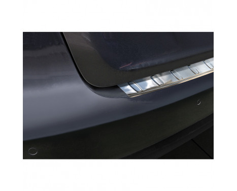 Stainless steel bumper protector suitable for Audi A4 B8 Avant Facelift 2012- 'Ribs', Image 2