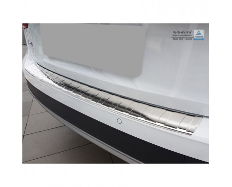 Stainless steel bumper protector suitable for Audi A4 B9 Allroad 2015- 'Ribs'