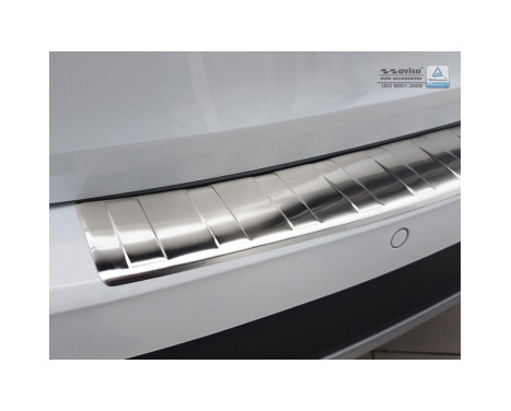 Stainless steel bumper protector suitable for Audi A4 B9 Allroad 2015- 'Ribs', Image 4