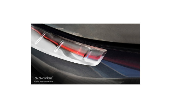 Stainless steel bumper protector suitable for Audi A7 (C8) Sportback 2018 'Ribs', Image 4