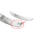 Stainless steel bumper protector suitable for Audi A7 (C8) Sportback 2018 'Ribs', Thumbnail 6