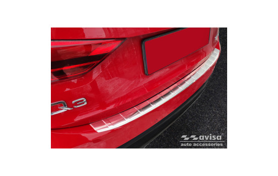 Stainless steel bumper protector suitable for Audi Q3 II Sportback 2019- incl. RS 'Ribs'