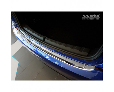 Stainless steel bumper protector suitable for BMW 3-Series G20 Sedan M-Package 2019- 'Ribs'