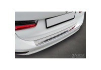 Stainless steel bumper protector suitable for BMW 3-Series G21 Touring 2019-2022 'Ribs'