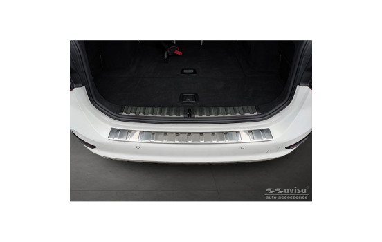 Stainless steel bumper protector suitable for BMW 3-Series G21 Touring 2019-2022 'Ribs', Image 3