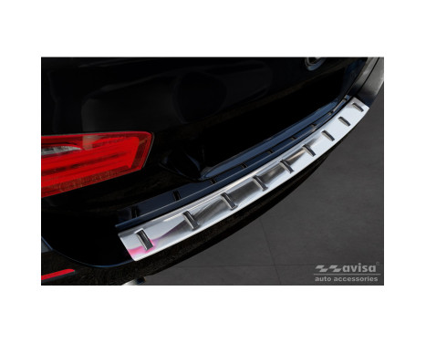 Stainless steel bumper protector suitable for BMW 5-Series (F11) Touring 2011-2013 & Facelift 2013-2017 'STR