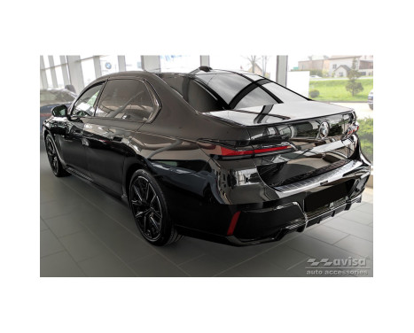 Stainless steel bumper protector suitable for BMW 7-Series (G70) 2023- with M-Package 'Ribs', Image 5