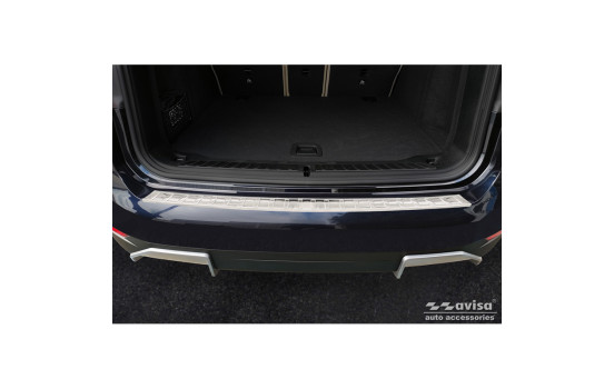 Stainless steel bumper protector suitable for BMW iX3 (G08) 2020- 'Ribs', Image 2