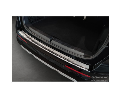 Stainless steel bumper protector suitable for BMW X1 U11 2022- 'Ribs', Image 2
