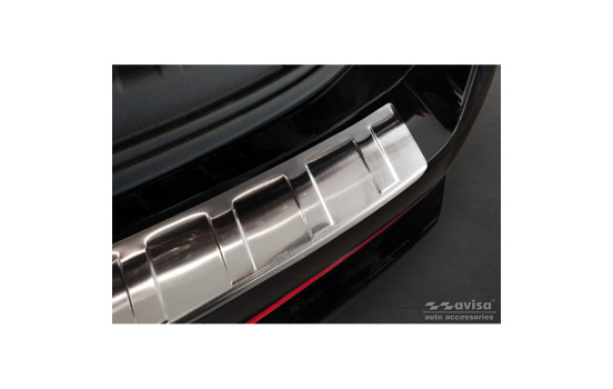 Stainless steel bumper protector suitable for BMW X1 U11 2022- 'Ribs', Image 4