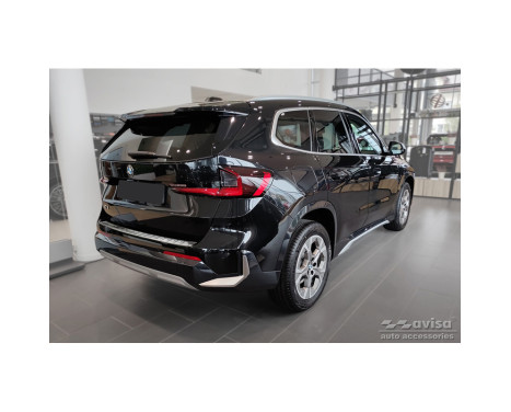 Stainless steel bumper protector suitable for BMW X1 U11 2022- 'Ribs', Image 5