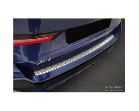 Stainless steel bumper protector suitable for BMW X1 U11 M-Sport 2022- 'Ribs'