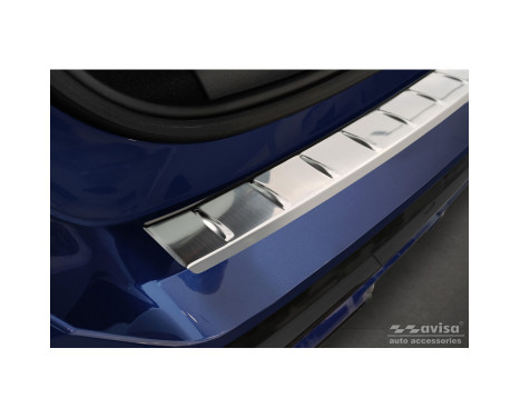 Stainless steel bumper protector suitable for BMW X1 U11 M-Sport 2022- 'Ribs', Image 3