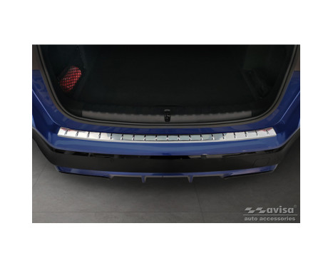 Stainless steel bumper protector suitable for BMW X1 U11 M-Sport 2022- 'Ribs', Image 4