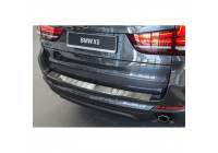 Stainless steel bumper protector suitable for BMW X5 F15 2013- 'Ribs' excl. M