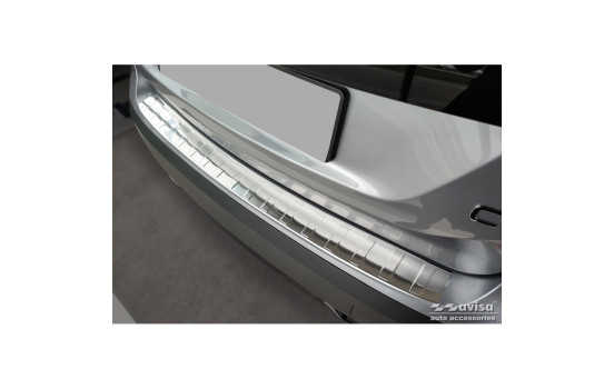 Stainless steel bumper protector suitable for Citroën C4 & e-C4 2020- 'Ribs'