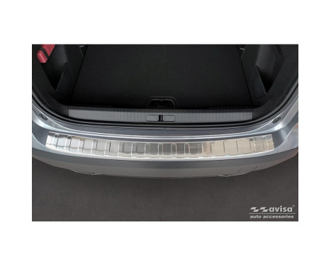 Stainless steel bumper protector suitable for Citroën C4 & e-C4 2020- 'Ribs', Image 2