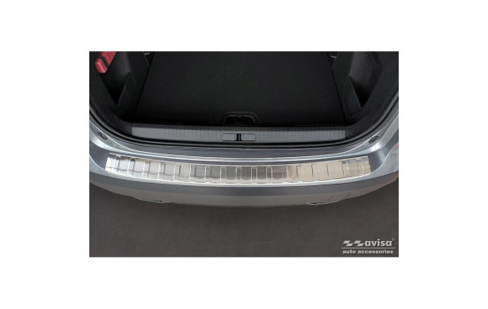 Stainless steel bumper protector suitable for Citroën C4 & e-C4 2020- 'Ribs', Image 2