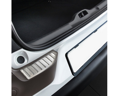 Stainless steel bumper protector suitable for Citroën C4 Cactus 2014- 'Ribs'