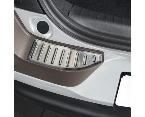 Stainless steel bumper protector suitable for Citroën C4 Cactus 2014- 'Ribs', Image 3