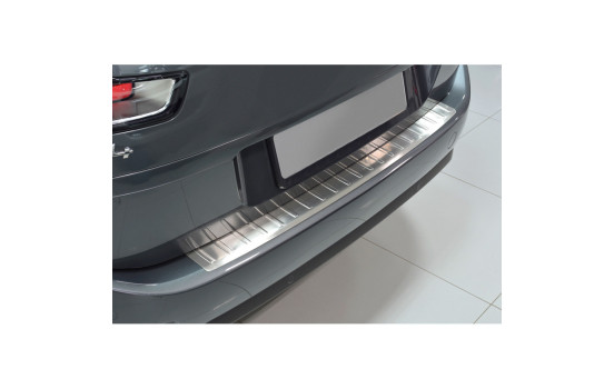 Stainless steel bumper protector suitable for Citroën C4 Grand Picasso 2013- 'Ribs'