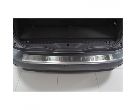 Stainless steel bumper protector suitable for Citroën C4 Grand Picasso 2013- 'Ribs', Image 2