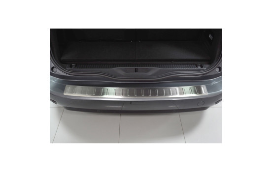 Stainless steel bumper protector suitable for Citroën C4 Grand Picasso 2013- 'Ribs', Image 2
