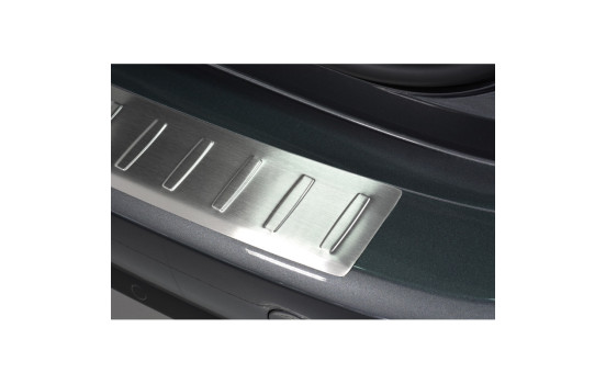 Stainless steel bumper protector suitable for Citroën C4 Grand Picasso 2013- 'Ribs', Image 3