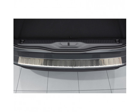 Stainless steel bumper protector suitable for Citroën C4 Picasso 2013- 'Ribs', Image 2