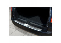 Stainless steel bumper protector suitable for Citroën C5 Tourer 2008- 'Ribs'