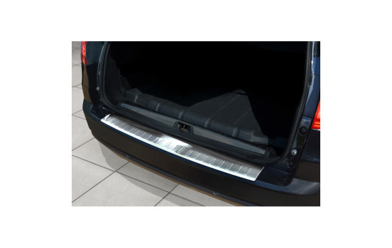Stainless steel bumper protector suitable for Citroën C5 Tourer 2008- 'Ribs'