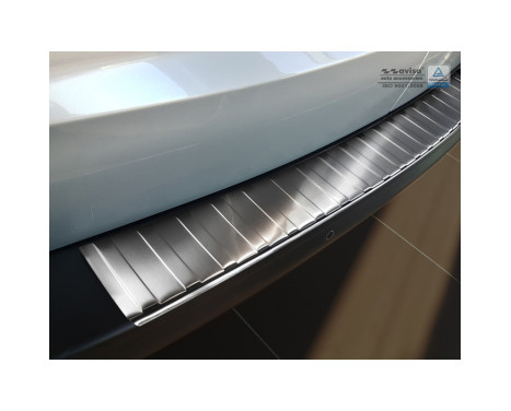 Stainless steel bumper protector suitable for Citroën Jumpy / Peugeot Expert 2016+ 'Ribs', Image 2