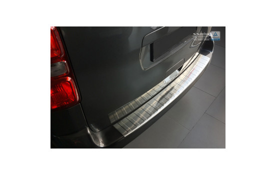 Stainless steel bumper protector suitable for Citroën Spacetourer / Peugeot Traveller / Toyota Proace Vers, Image 2