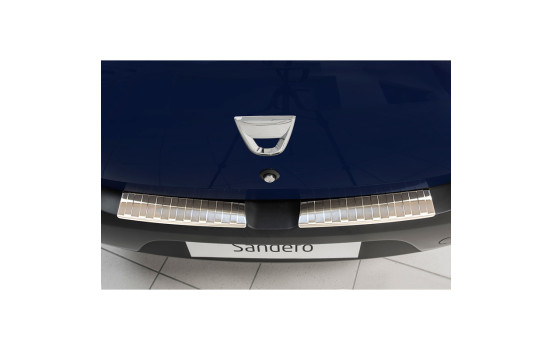 Stainless steel bumper protector suitable for Dacia Sandero II 2012-, Image 2