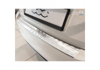 Stainless steel bumper protector suitable for Fiat 500 2015- 'Ribs'