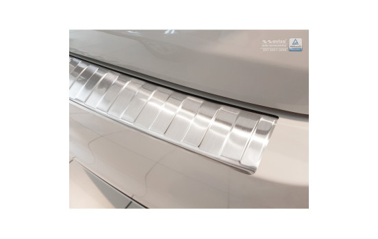 Stainless steel bumper protector suitable for Fiat 500 2015- 'Ribs', Image 3