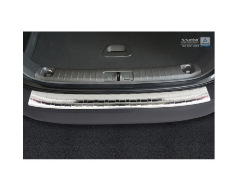 Stainless steel bumper protector suitable for Fiat Tipo SW 2016- 'Ribs', Image 3