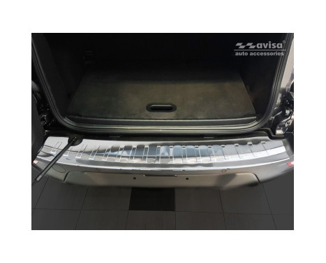 Stainless steel bumper protector suitable for Ford Ecosport II Facelift 2017- 'Ribs', Image 4