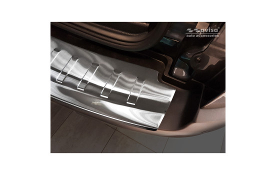 Stainless steel bumper protector suitable for Ford Ecosport II Facelift 2017- 'Ribs', Image 5