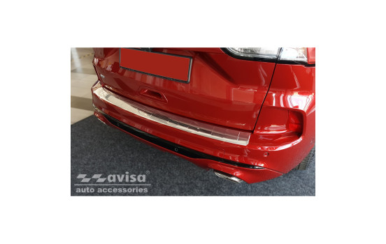 Stainless steel bumper protector suitable for Ford Kuga III ST-Line 2019- 'Ribs', Image 2