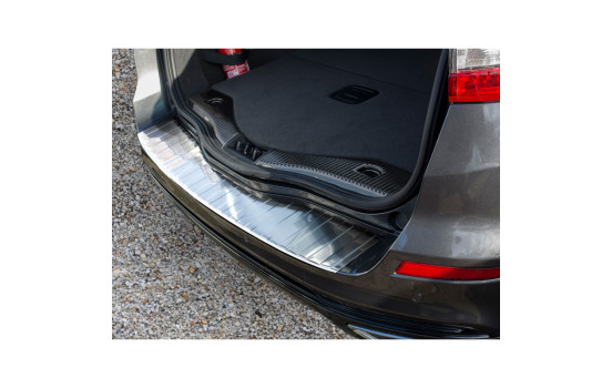 Stainless steel bumper protector suitable for Ford Mondeo V Wagon 2014- 'Ribs'